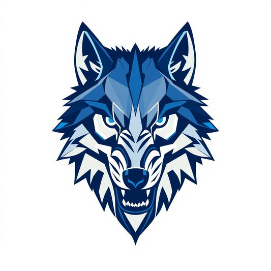 Geometric Wolf Spirit